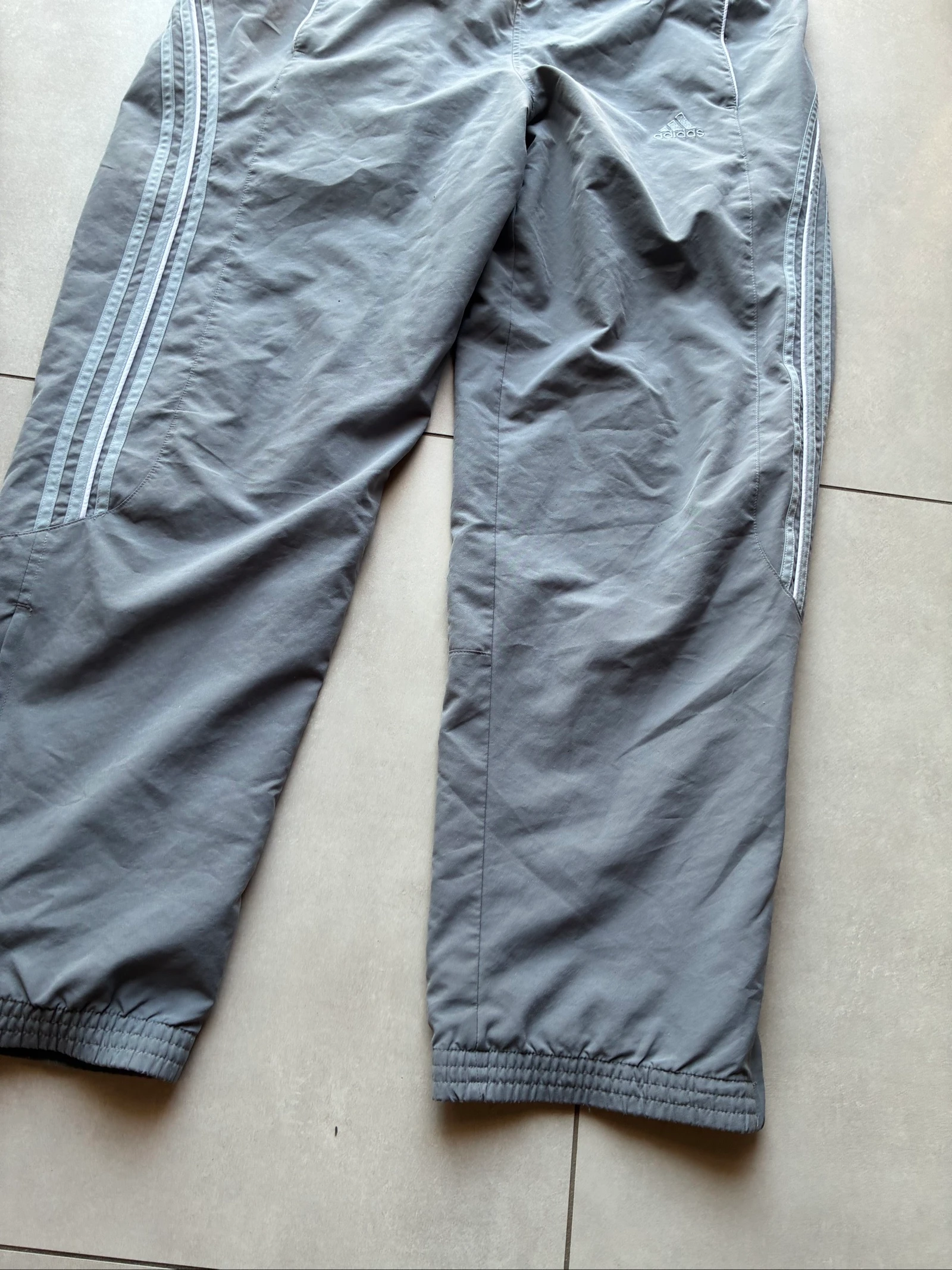 Adidas ventex Pantalon Cargo Survêtement Vintage Y2K Anos 2000 Preto Oversize XL – photo 3